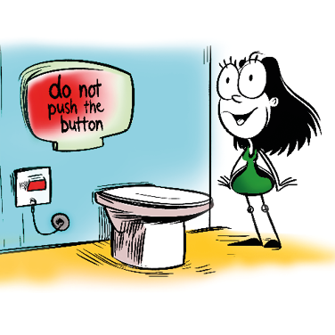 Do not push the button